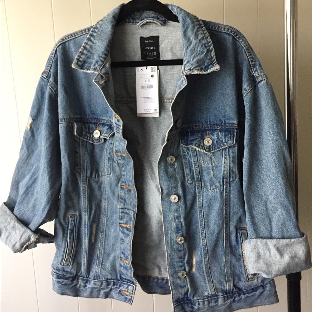 Over sized denim jacket